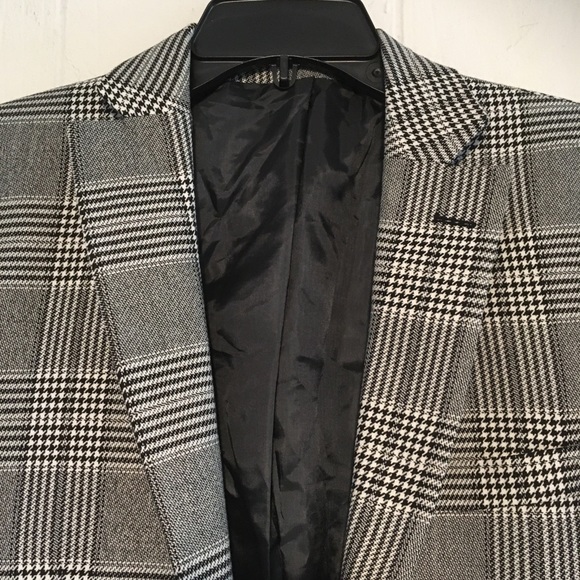 NWT, boohoo Man plaid blazer size 34 - Picture 5 of 15